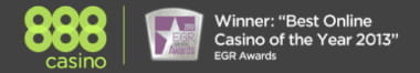 EGR Award Winner - Best Online Casino of the Year 2013