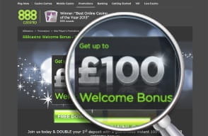 100% Welcome Bonus up to £100 for New Players
