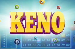 Online keno game imagery