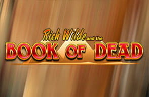 An in-game view of the Book of Dead slot game