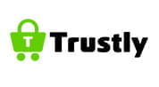 The logo of Trustly, a service many casinos use to facilitate bank transfers. 