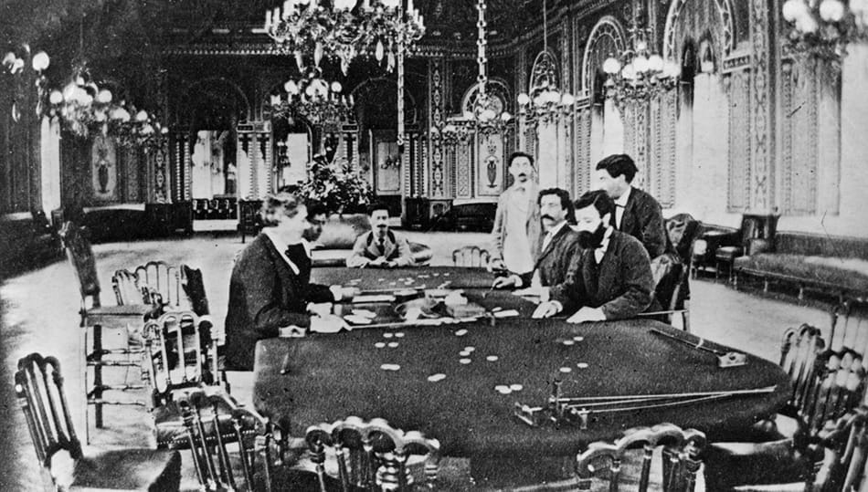 European Roulette at a Monte Carlo Casino 