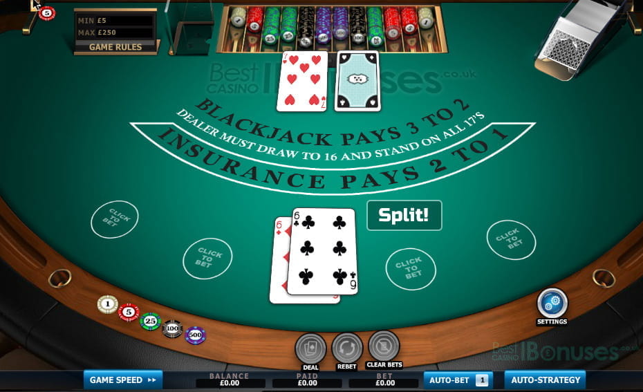 When Do You Split In Blackjack