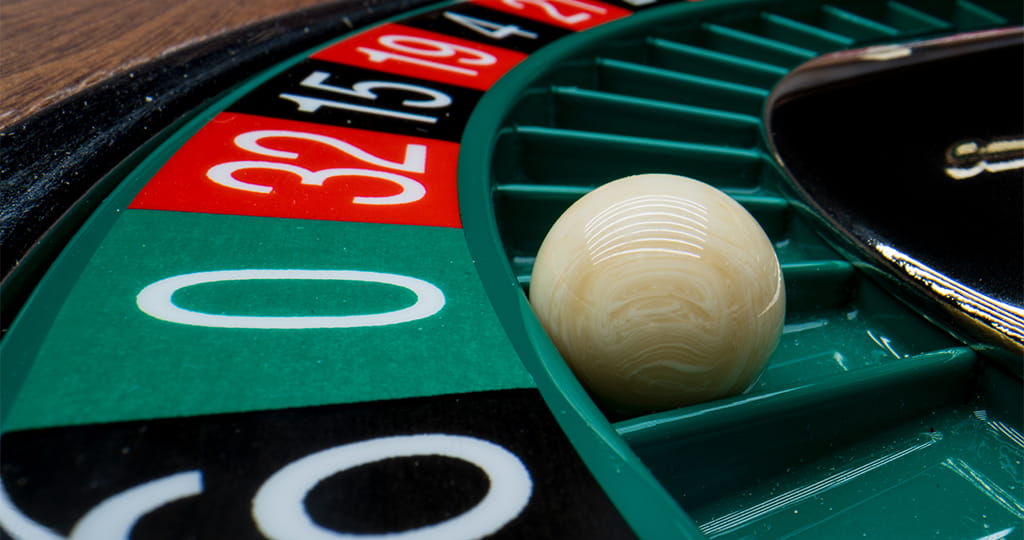 Ball Landing on a Roulette Wheel