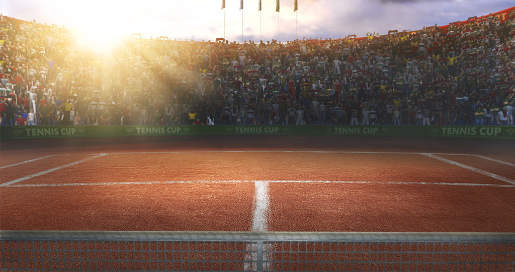 An image of the main court at Roland Garros 